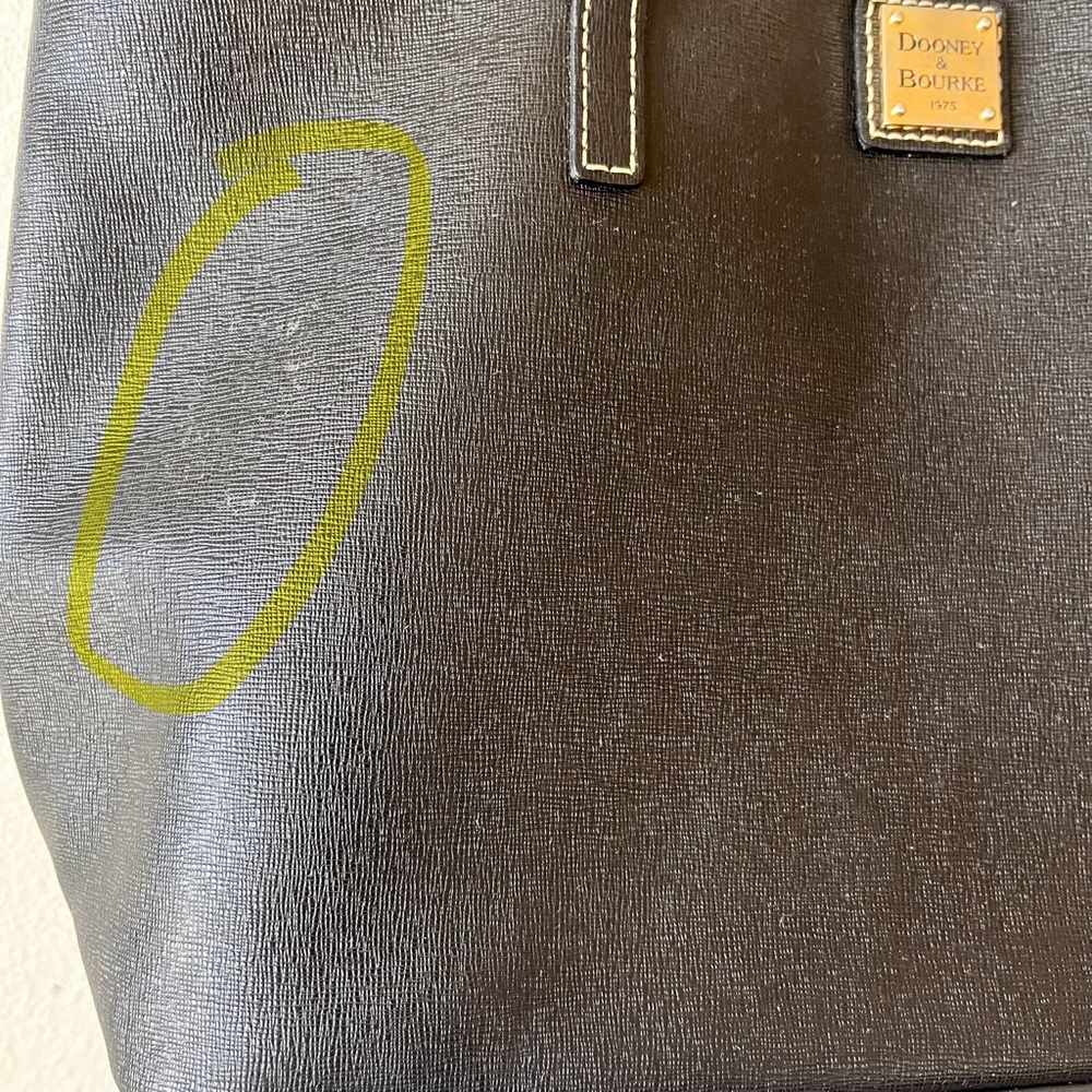 Dooney & Bourke Black Leather Purse - Picture 4 of 12